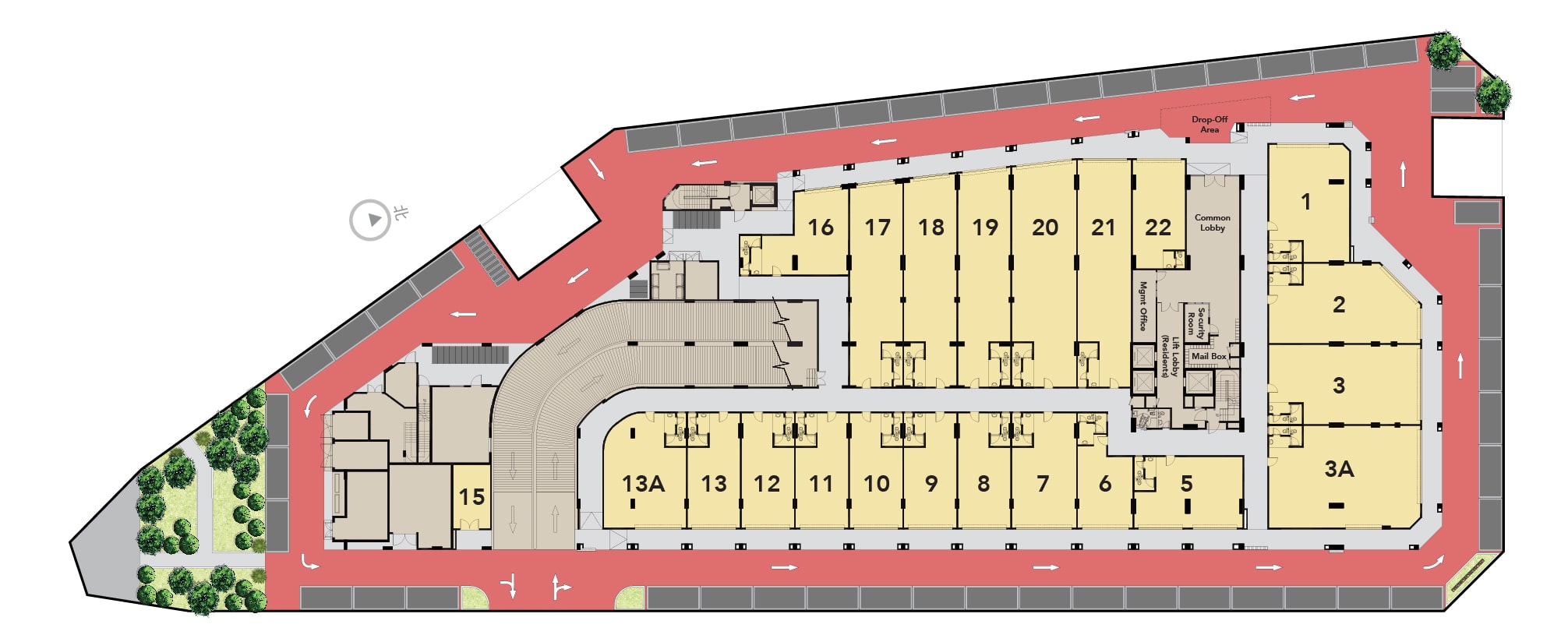 commercial layout plan
